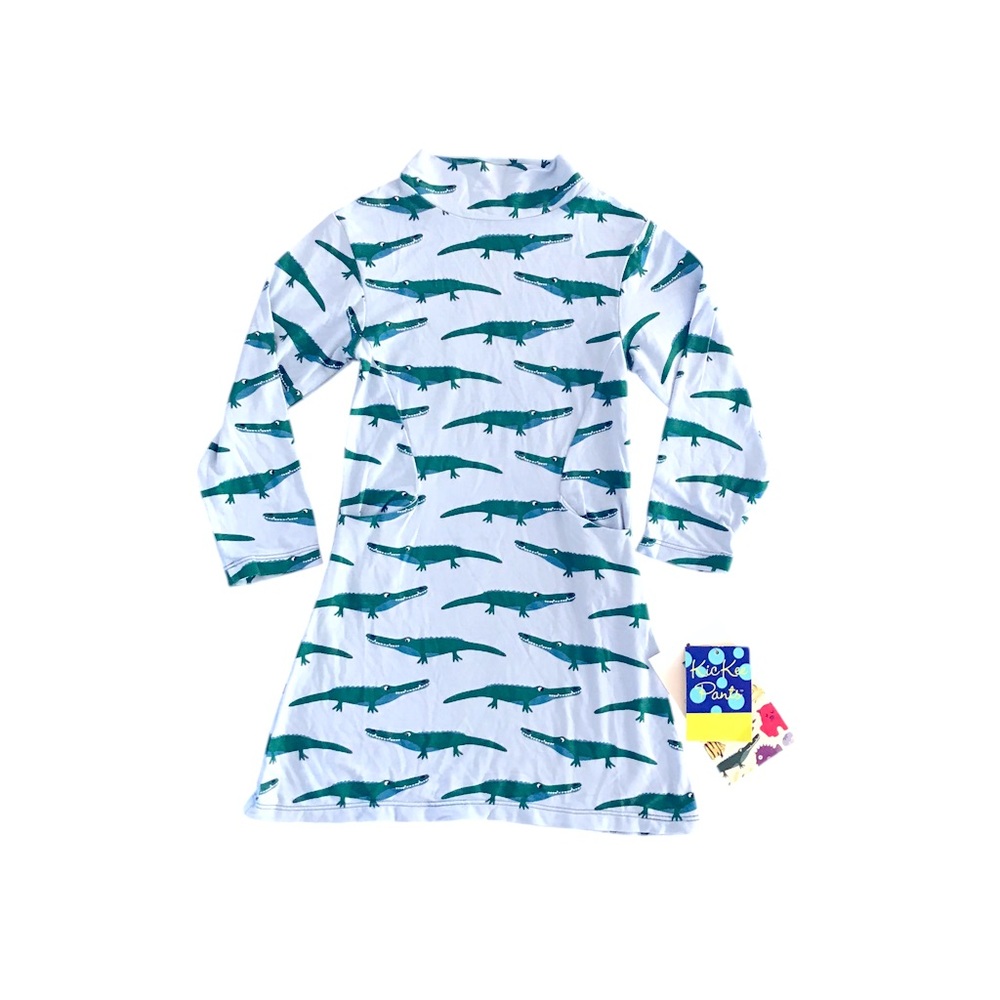 🆕 Kickee Pants Bamboo Crocodile dress